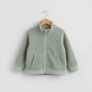 Fleece TEDDY DOUBLE SIDED old green