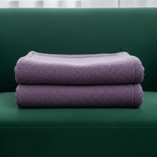 Fleece TEDDY DOUBLE SIDED mulberry