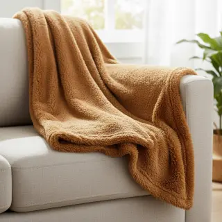 Microfleece camel