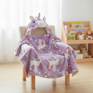 Wellness Fleece Glow in the dark Unicorns design A