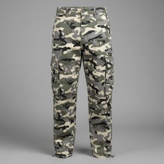 JEANS DENIM STRETCH Camouflage grey