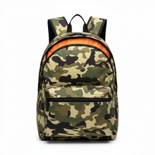 JEANS DENIM STRETCH Camouflage camo green