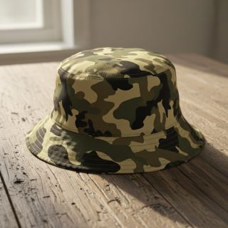 JEANS DENIM STRETCH Camouflage camo green