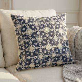 Cotton fabric JEANS EMBROIDERY Niva design B