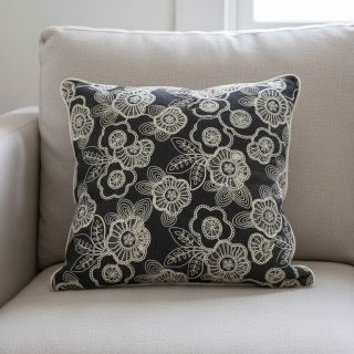 Cotton fabric JEANS EMBROIDERY Niva design C