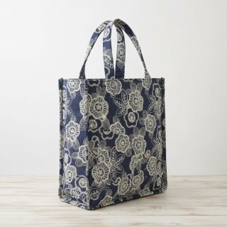 Cotton fabric JEANS EMBROIDERY Niva design A