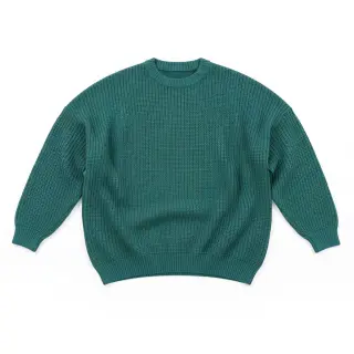 Knit fabrics BIG KNIT ocean green