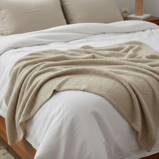 Knit fabrics Paris bouclé natural