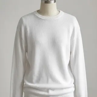 Knit fabrics BABY KNIT white