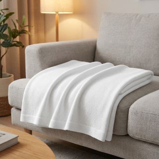 Knit fabrics BABY KNIT white