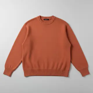 Knit fabrics BABY KNIT rust
