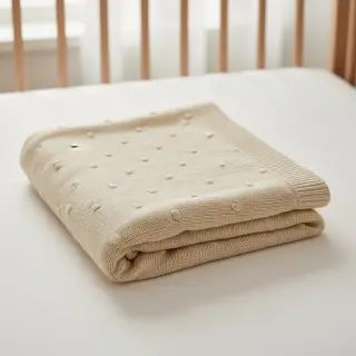 Knit fabrics BIG KNIT DOT naturals