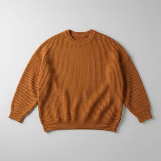 Knit fabrics BIG KNIT brick