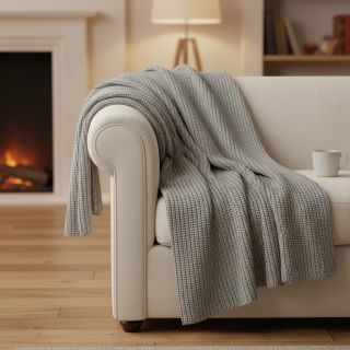 Knit fabrics BIG KNIT stone