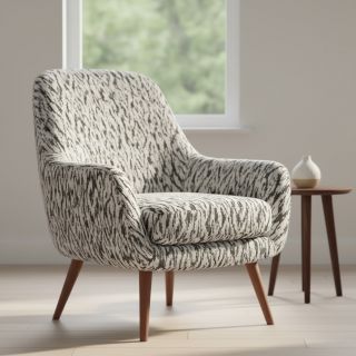 Knitted jacquard Comfy Blurry Ikat grey