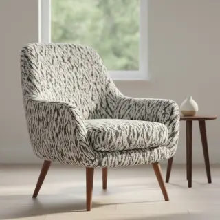 Knitted jacquard Comfy Blurry Ikat grey