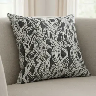 Knitted jacquard Comfy Broken checks black
