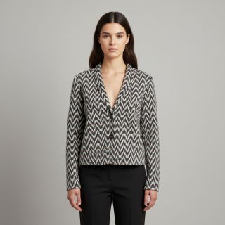 Knitted jacquard Comfilia Arrows grey