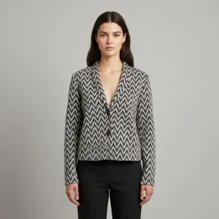 Knitted jacquard Comfilia Arrows grey