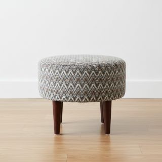 Knitted jacquard Comfilia Zigzag wavy brown