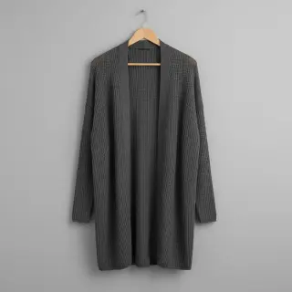 Knit fabrics BIG KNIT dark grey