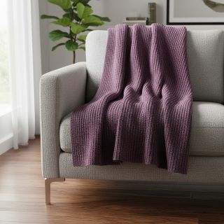 Knit fabrics BIG KNIT lilac