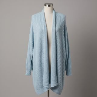 Knit fabrics BIG KNIT baby blue