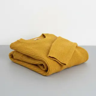 Knit fabrics BIG KNIT yellow