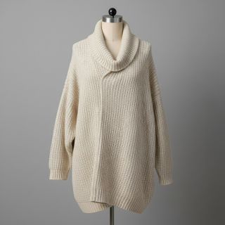 Knit fabrics BIG KNIT cream