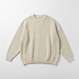 Knit fabrics BIG KNIT cream