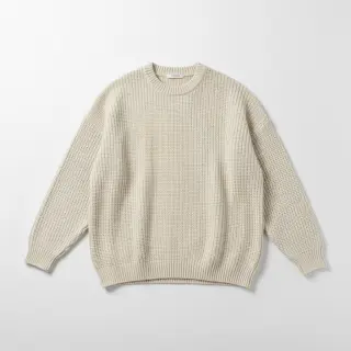 Knit fabrics BIG KNIT cream