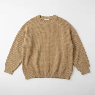 Knit fabrics BIG KNIT beige