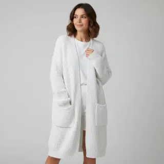 Knit fabrics BIG KNIT white