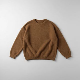 Knit fabrics Paris bouclé brown