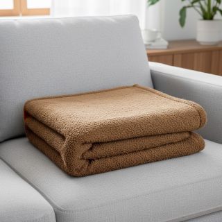 Knit fabrics Paris bouclé brown