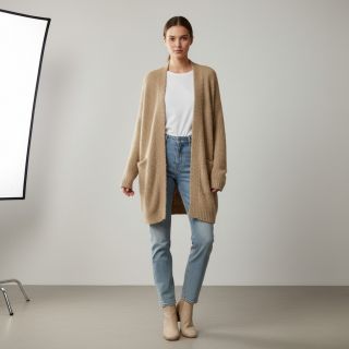 Knit fabrics Paris bouclé beige