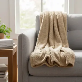Knit fabrics Paris bouclé beige