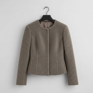 Coat fabric TEDDY taupe