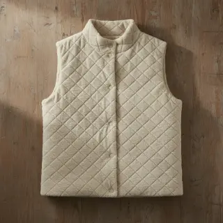 Coat fabric TEDDY Diamond beige