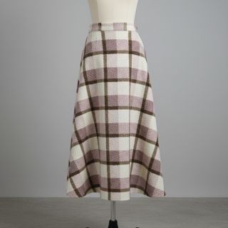 Coat fabric Bouclé Squares design C