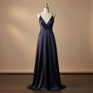 Satin DION navy