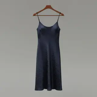 Satin DION navy