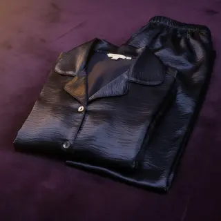 Satin DION navy