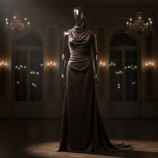 Satin DION dark brown