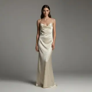 Satin DION ecru