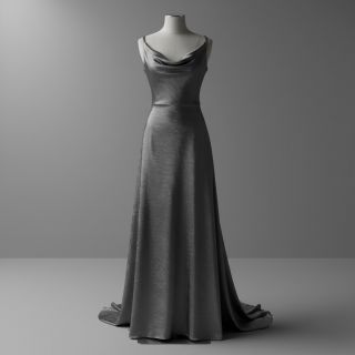 Satin SOIVÉ dark grey