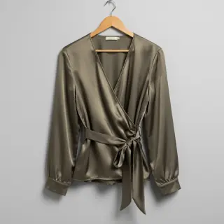 Satin SOIVÉ camo green