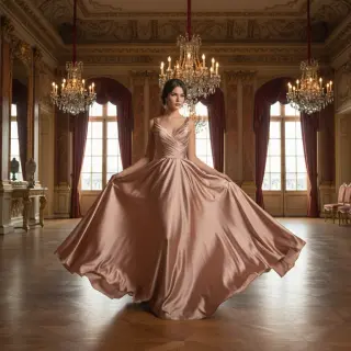 Satin SOIVÉ rose gold