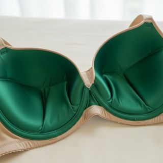 Satin dark green
