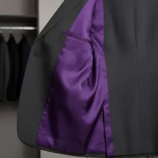 Satin dark purple